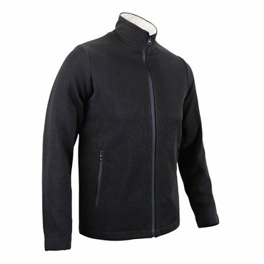 Black Double-Layer Cut-Resistant & Stab-Resistant Jacket