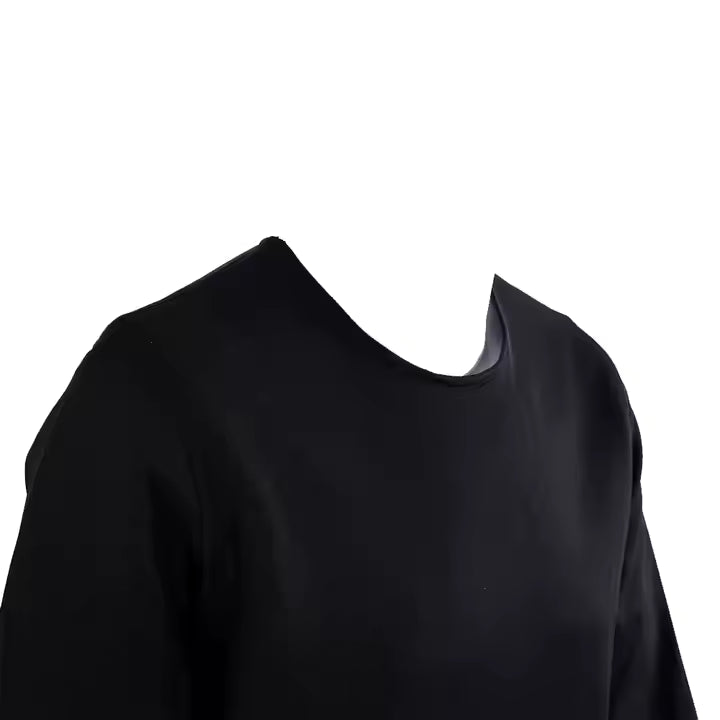 Black Anti-Cut® Knife-Proof Long Shirts Stab-Resistant